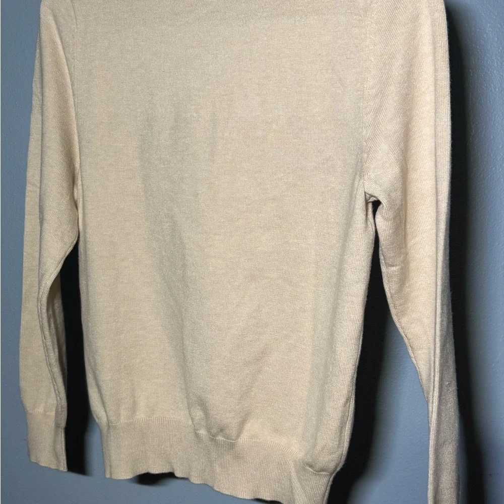 Chevignon Women's Cream Crew Neck Sweater